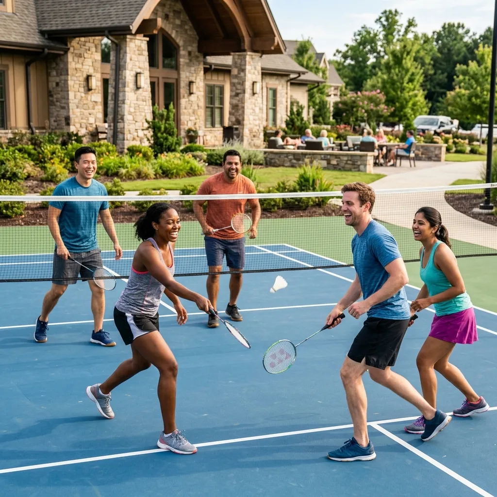 People Playing Sports Happily